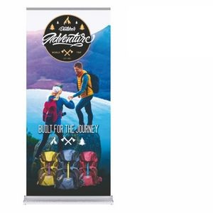 ONE CHOICE 36 x 80 In. Best Roll Up Silver Super Flat Vinyl Graphic Package
