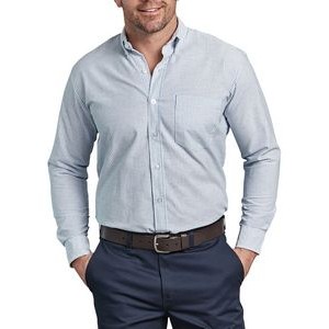 Dickies Men's Button-Down Long Sleeve Oxford Shirt