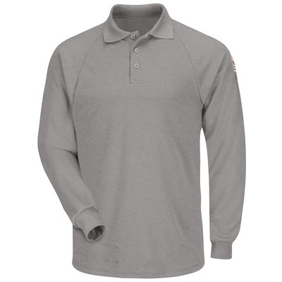 Bulwark® Men's Flame Resistant Long Sleeve Classic Polo Shirt