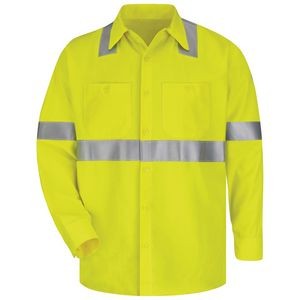 Bulwark® Men's High Visibility Flame-Resistant Work Shirt