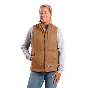 Berne Women's Sherpa-Lined Softstone Duck Vest