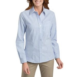 Dickies Women's FLEX Long Sleeve Stretch Oxford Shirt
