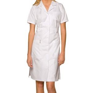 Dickies Women's EDS 38" Inch Button Front Short Sleeve Dress