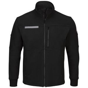 Bulwark® Men's Male Zip Front Fleece Jacket-Cotton/Spandex Blend