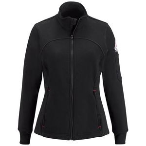 Bulwark Women's Zip Front Fleece Jacket-Cotton/Spandex Blend