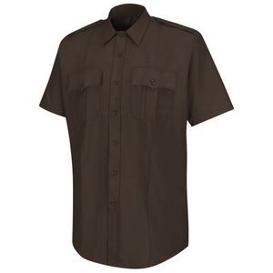 Horace Small - Men's Short Sleeve Deputy Deluxe Brown Shirt