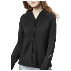 WonderWink Women's 4 Pocket Fleece Full Zip Warm Up Jacket