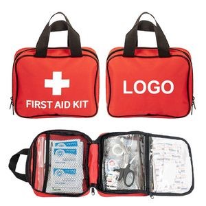 The Basic First Aids Kits With Tote Bag (130 pcs)