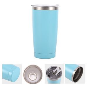 20 OZ Double Walls Stainless Steel Auto Tumbler With Lid