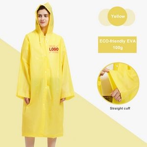 Transparent Reusable EVA Raincoat