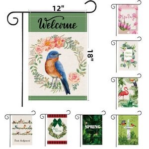 Personalization Double Sided Garden Flag