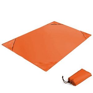 Collapsible Large Beach Picnic Mat with Pocket