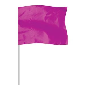 Purple 4" x 5" Marker Flag on a 36" Wire