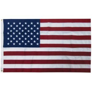 4' x 6' 2-ply Polyester U.S. Flag with Heading and Grommets