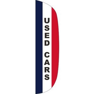 "USED CARS" 3' x 12' Message Flutter Flag