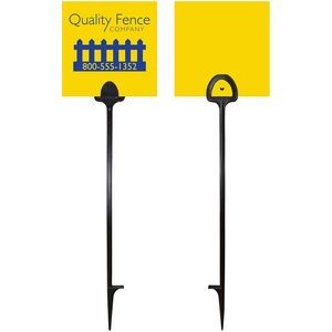 6" x 6" Value Marking Signs - Two Color Front & Solid Color Back