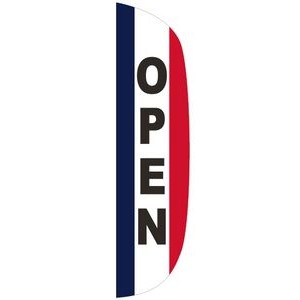 "OPEN" 3' x 15' Message Flutter Flag