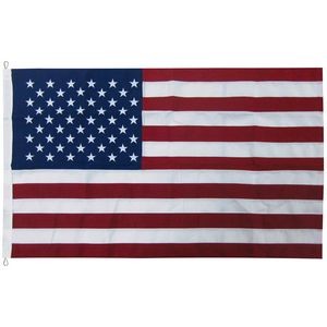 8' X 12' 2-ply Polyester U.S. Flag with Rope and Thimble