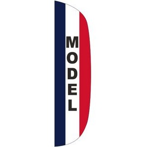 "MODEL" 3' x 15' Message Flutter Flag