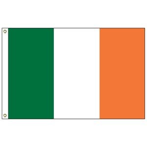 Ireland 3' x 5' Outdoor Nylon Flag w/ Heading & Grommets