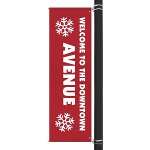 96" x 30" Custom Sunbrella™ Avenue Banner-1 Color Imprint