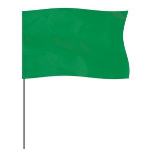 Green 5" x 8" Marker Flag on a 36" Wire