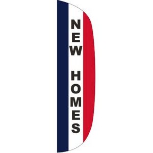 "NEW HOMES" 3' x 12' Message Flutter Flag