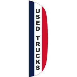 "USED TRUCKS" 3' x 12' Message Flutter Flag