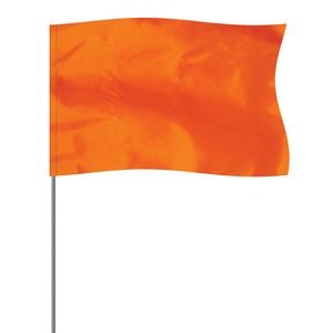 Orange 5" x 8" Marker Flag on a 36" Wire