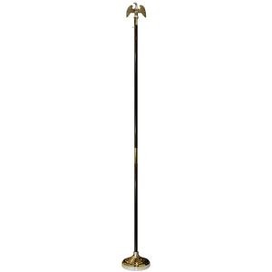 7' x 1-1/4" Flagpole Mounting Set w/Gold Eagle Top Ornament
