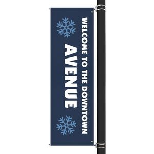 96" x 30" Custom Sunbrella™ Avenue Banner-2 Color Imprint