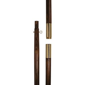 8' x 1.25" Oak Hardwood Pole