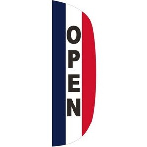 "OPEN" 3' x 10' Message Flutter Flag