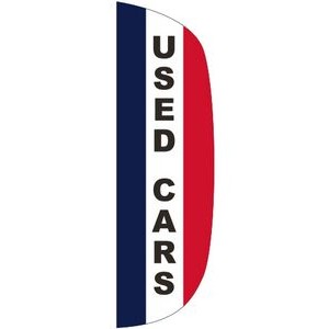 "USED CARS" 3' x 10' Message Flutter Flag