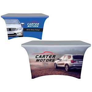 4' Digitally Printed Stretch Table Covers