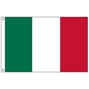 Italy 3' x 5' Outdoor Nylon Flag w/ Heading & Grommets