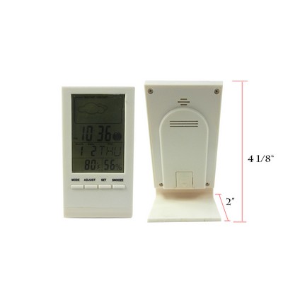 Digital Thermometer Table Clock