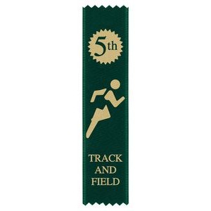 Track & Field Ribbon Fifth English, 1"x"