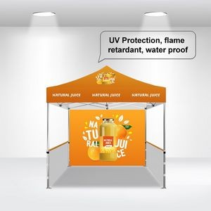 10x10 Canopy Full Package B with Single Sided Full Wall & Half Walls
