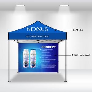 10x10 Canopy Full Package A with Single Sided Full Wall