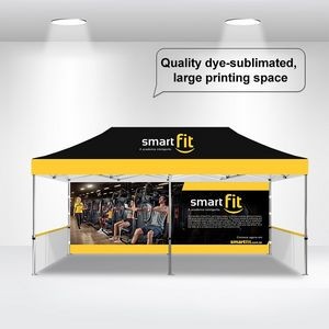 10x20 Canopy Full Package A with Single Sided Full Wall
