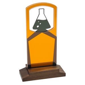 Science – Chemistry Award Natural Wood Base