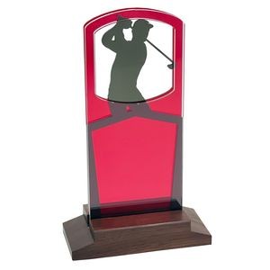 Golf – Men's Award Natural Wood Base