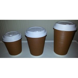 Paper Coffee Cup W/Lid.