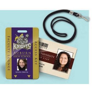 1 Sided Full Color Photo ID Badge
