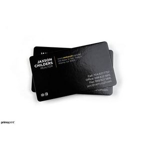 16 Point Silk Laminated & Foil Stamped Business Card w/Round Corners