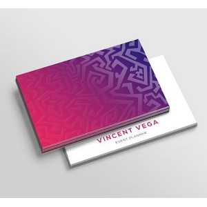 16 Point Suede Business Card w/Spot UV