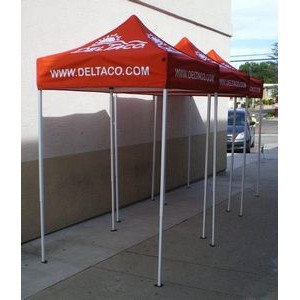 5x5 Vendor Tent - Full Color Imprint / INCLUDES HEAVY DUTY LEG WEIGHTS / Lifetime Warranty
