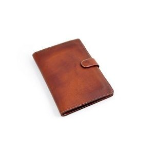 Vachetta Leather Padfolio Writing Journal w/ Tablet Sleeve - Terra