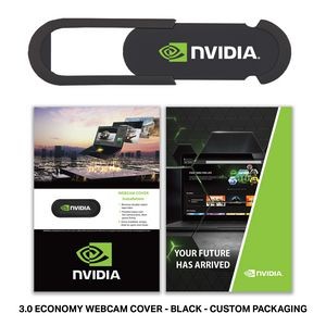Economy Webcam Cover 3.0 with Custom Packaging